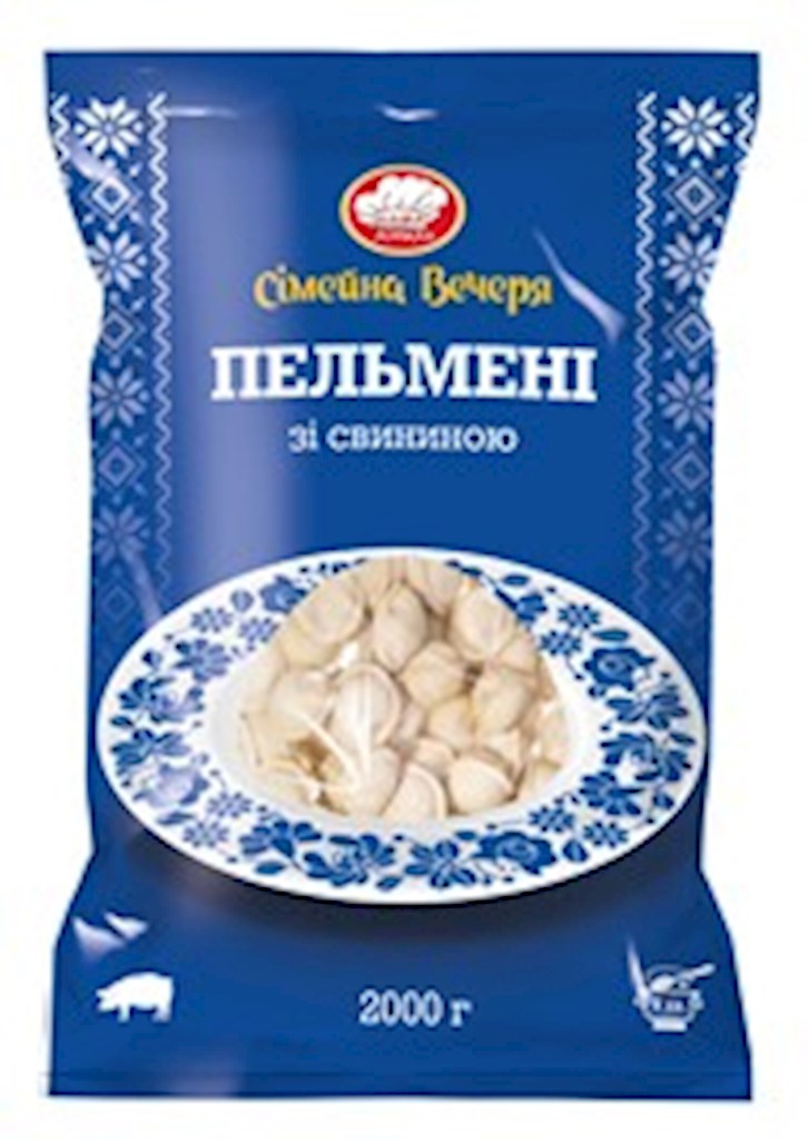 2kg Mooroz Pelmeni mit Schweinefleischfüllung  // Пельмени с начинкой из свинины