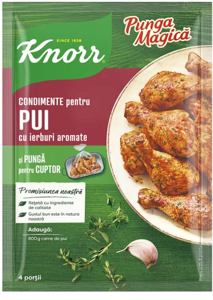 25g Knorr Gewürzmischung für Hähnchen mit Kräuter // Приправа для курицы