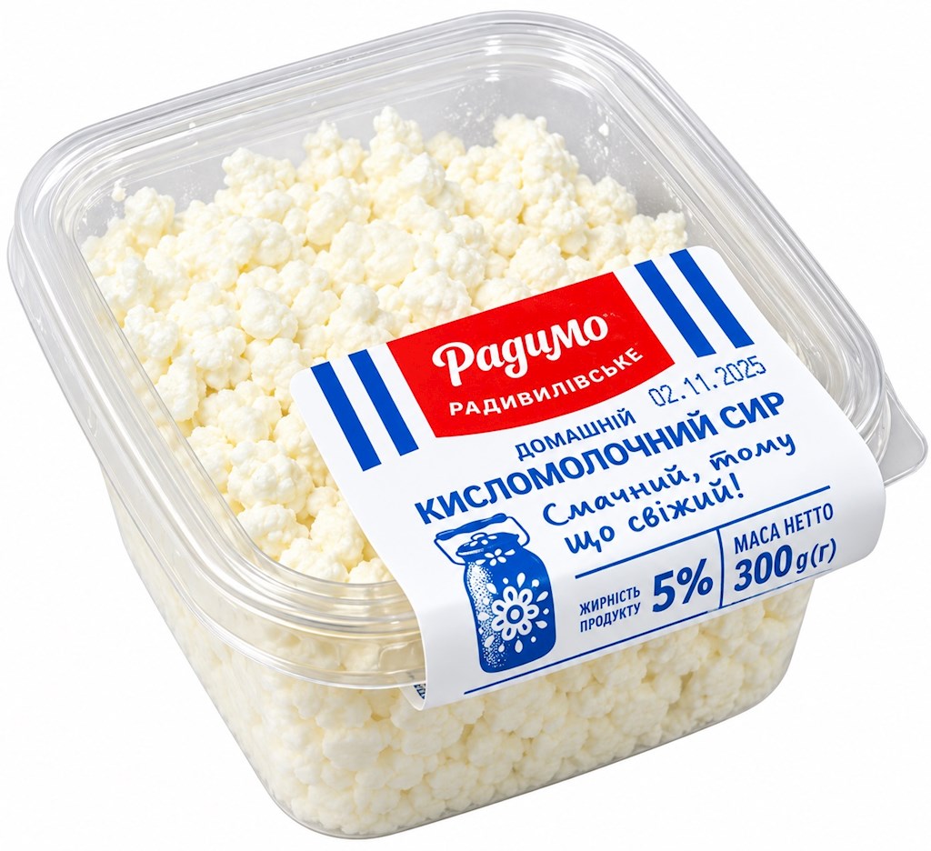 300g Radimo Frischkäse 5% Fett  // Творог, зернистый  5% жира