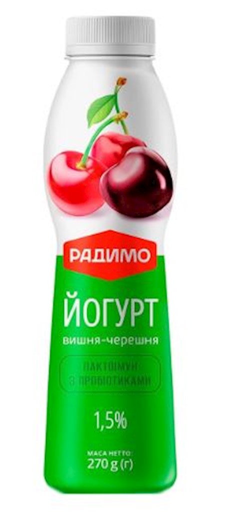 300 г питьевого йогурта «Галичина» Абрикос 2,2% жирности // Напиток «Йогурт-абрикос» 2,2%