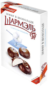 250g Udarniza Scharmel Sevir Plombir in schoko // Зефир Шармэль со вкусом пломбира