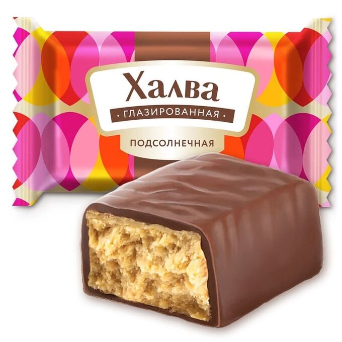 350g Pralinen Halwa mit Schokoglasur Halva Chalwa AKF
