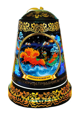 50g Ceylon Tee OPA Standart Russische TROIKA Melodie Glöckchen Чай Цейлонский подарочный