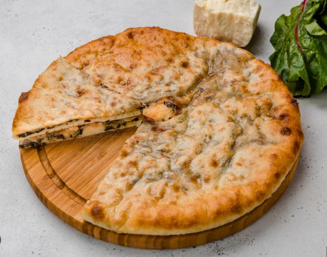 450g Ossetian Fladenbrot Käse/Spinat // Осетинский пирог с Сыром и Шпинатом