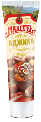 100g Maheev Adjika Spicy Scharfe Soße nach kaukasischer Art Ideal für Schaschlik Grill