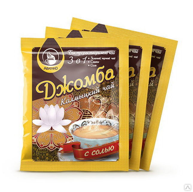 240g Jomba kalmükischer Tee mit Sahne und Salz 20 Beutel löslich Teemischung