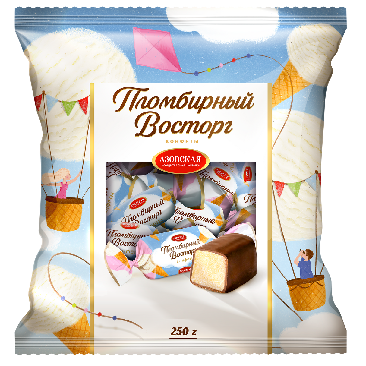 250g Plombir Pralinen Plombirniy Vostorg AKF