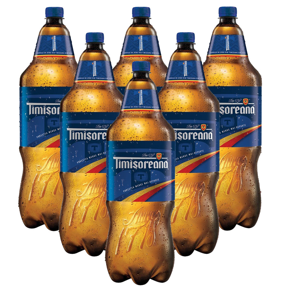 6X2,5L Timisoreana Bier hell Alc.5,0%  ПИВО РУМЫНСКОЕ PIWO BERE