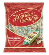 Schokopraline Petuschok Zolotoy Grebeschok 250g Roter Oktober