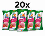 20er Pack KiK Eis Plombir mit Himbeere im Waffelbecher 20X100g // Мороженое Пломбир с малиной в вафельном стаканчике