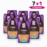 Set 7+1 Salus Смесь из 4 видов зерновых // Смесь хлопьев 4 злака сет