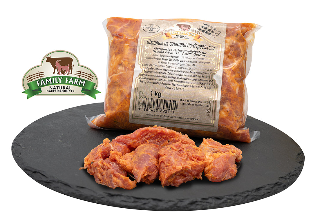 2kg Family Farm Meat Schaschlik „Dorf- Art" //  Шашлык «по-деревенски»