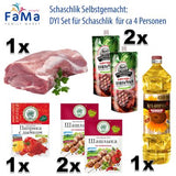 Schaschlik selbstgemacht: DYI-набор для шашлыка примерно на 4 персоны // Домашний шашлык: набор для шашлыка