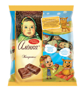 Schokopralinen Alenka mit Waffeln 250g Roter Oktober Alionka Alönka