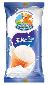 2kg KiK Eis Plombir  aus Sahne 20X100g // КИК Мороженое Пломбир в вафельном стаканчике