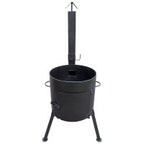 Ø 37cm Feuerofen Utschak Stahl Klapptür und Schornstein Uchag für 12L Kasan УЧАГ ОЧАГ ПЕЧЬ
