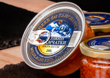 200g Herr der Kamchatka Keta Lachsrogen Malosol Roter Kaviar Wildfang KETA МАЛОСОЛЬНАЯ