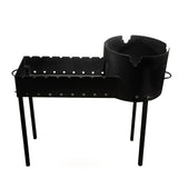 2 in 1 Universalgrill - Mangal mit Utschak 3cm Stahl Ø 46cm 10 L Kasan BBQ Grill Equipment 