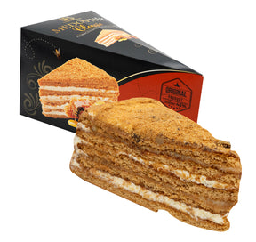 130g Family Bakery Honigtorte Schnitte Classic -18°C // Медовик пироженое классическое
