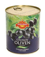 820g Griechische Oliven mit Stein, geschwärzt // Греческие оливки с косточкой