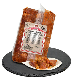 1,0 kg Schaschlik BBQ Raucharom Schweinefl. -18° // Шашлык BBQ с дымком