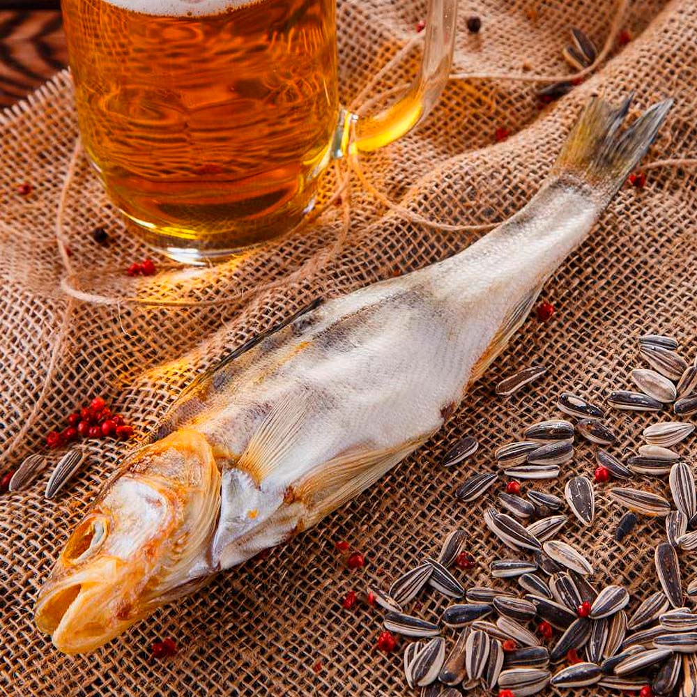 550g Zander gesalzen gedörrt // СУДАК ВЯЛЕНЫЙ АСТРАХАНСКИЙ