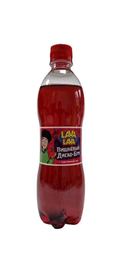 0,5l Lava Lava Erfrischungsgetränk "Kirsch Disco-Boom" // Безалкогольный Напиток вишневый Диско бум 