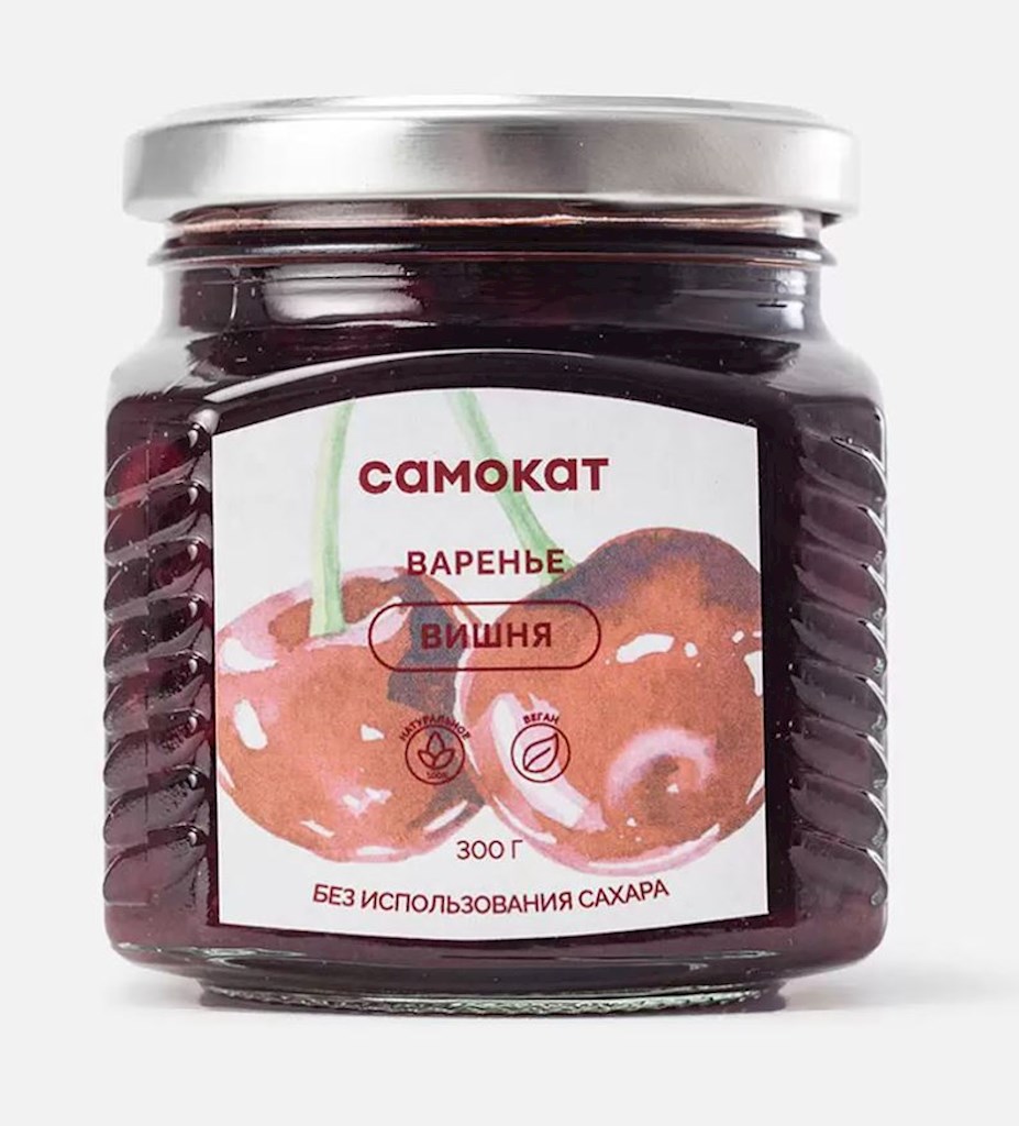 300g Samokat Kirschzubereitung ohne Zucker  // Варенье Вишневое без сахара 