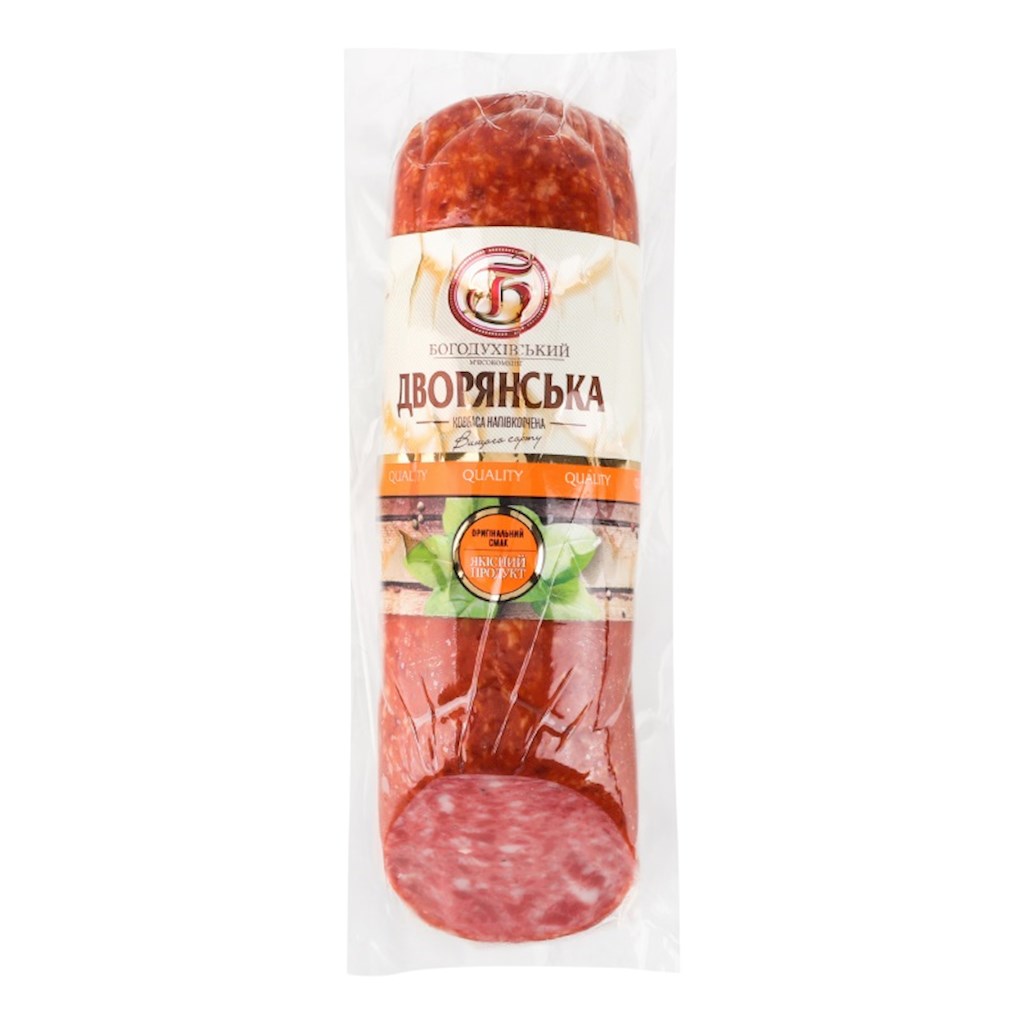 Bogodukhivsky Salami geräuchert Dvorjanskaja ca.400g // Колбаса Дворянская полукопченая 