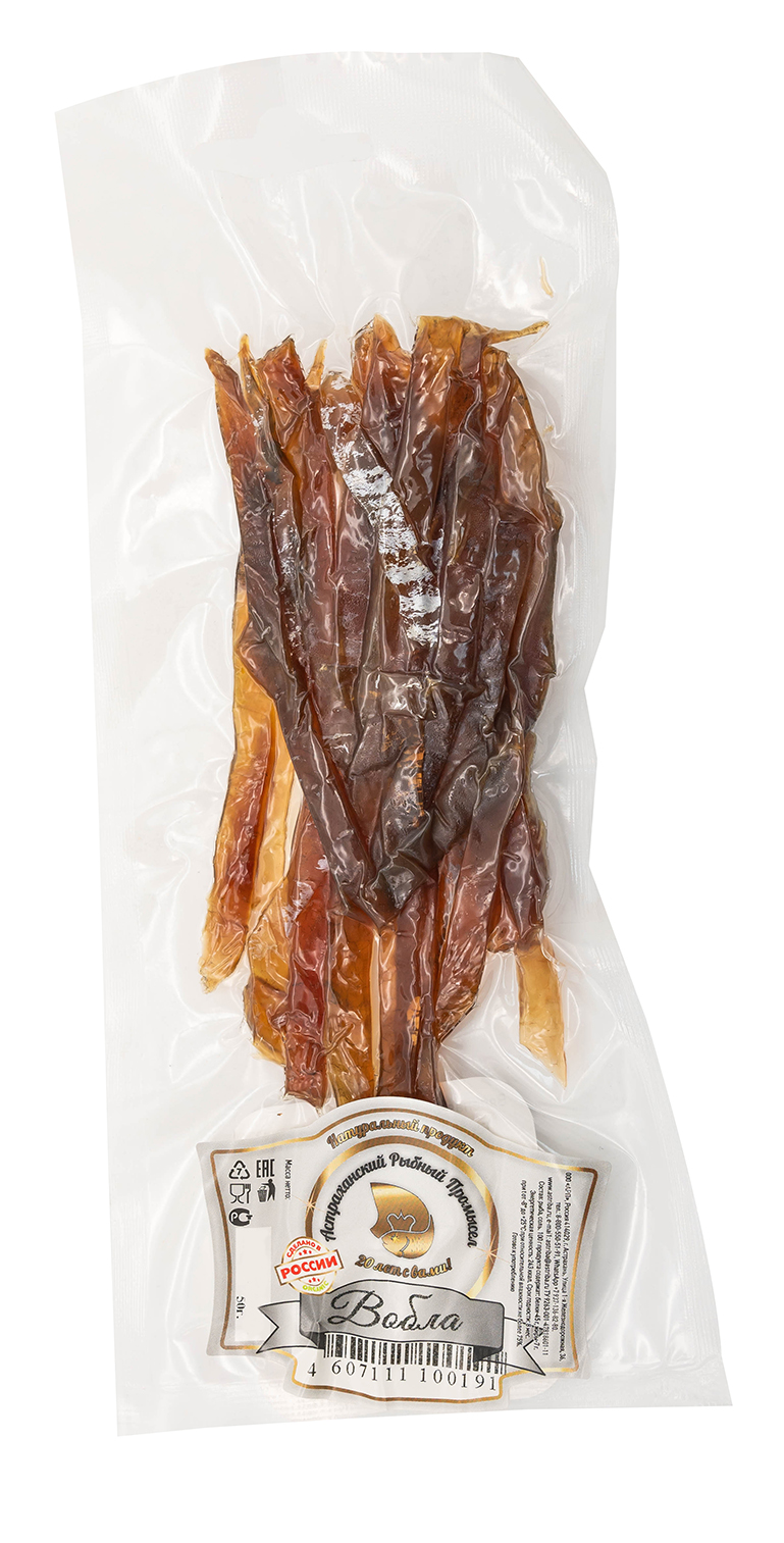 wobla_50g 50g Plötze Streifen Snack - getrocknet, gesalzen DIREKT AUS DEM WOLGA-GEBIET Wobla ВОБЛА ВЯЛЕНАЯ АСТ