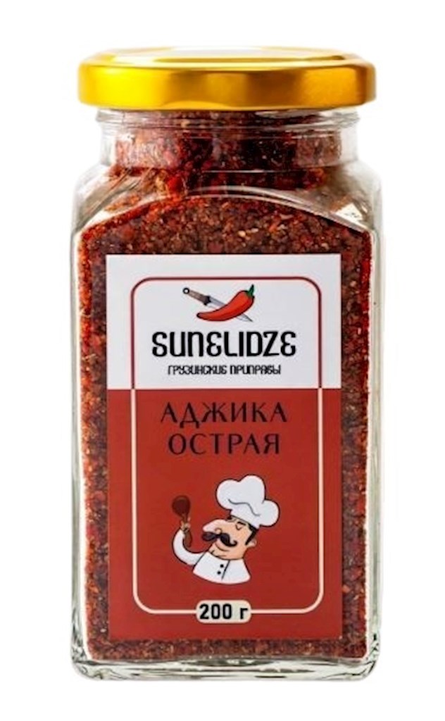 200g Sunelidze Würzmischung Adjika Spicy, trocken // Приправа Аджика Острая, сухая 200g Sunelidze Würzmischung Adjika Spicy, trocken // Приправа Аджика Острая, сухая