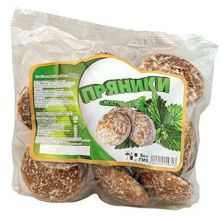 400g Prjaniki Minze //  Пряник Мятные 