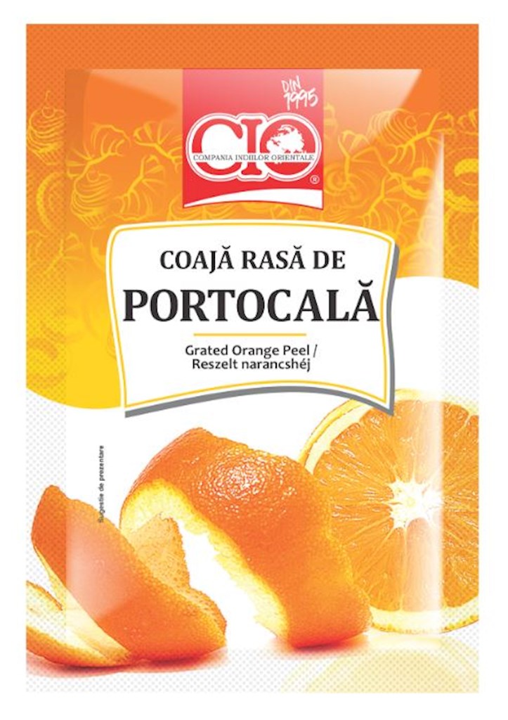 10g (RO) CIO Orangenschale / Coaja rasa de Portocala // Тертая апельсиновая цедра  10g (RO) CIO Orangenschale / Coaja rasa de Portocala // Тертая апельсиновая цедра