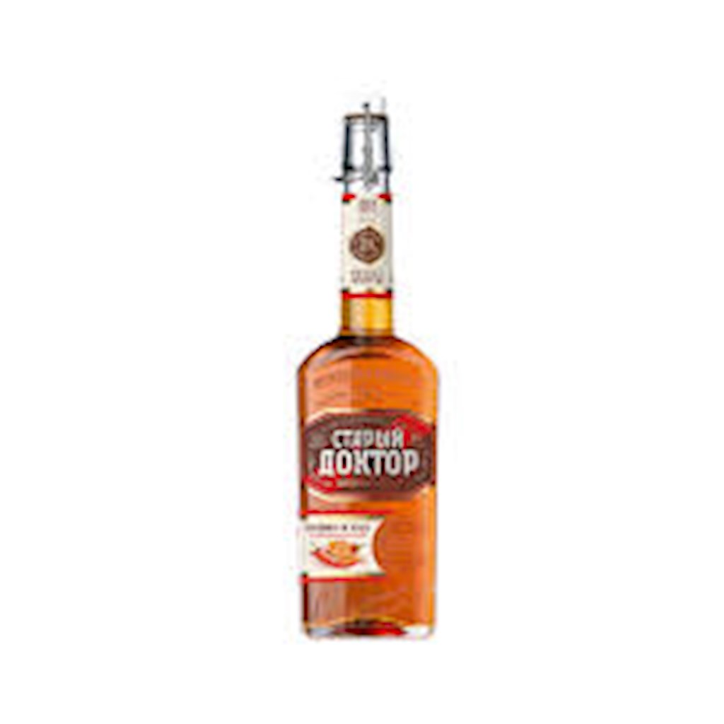 0,5L Wodka arom. "Alter Doktor" Pfeffer auf Honig,alc.40° // Водка ароматиз. «Старый доктор» перц.на меду