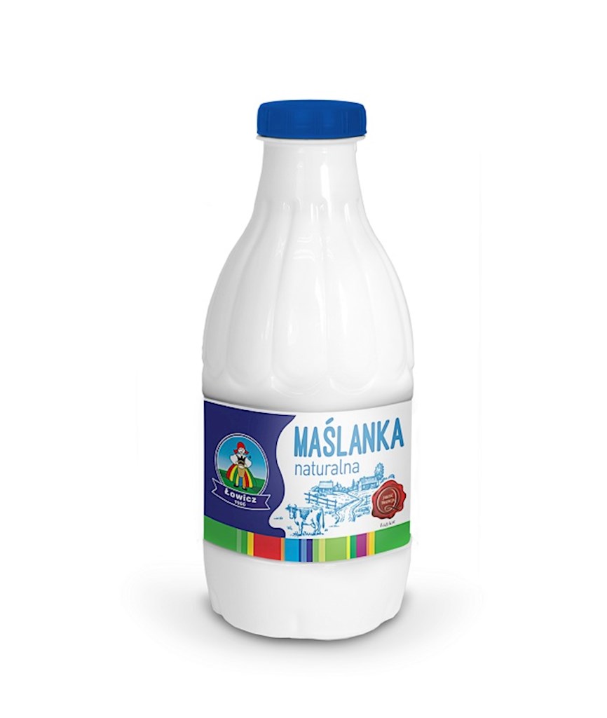 750ml Lowicz Maslanka natural  // Lowicz Маслянка натуральная