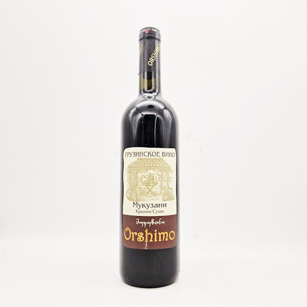 0,75 L Orshimo Wein Mukuzani rot trocken alc.11,7% // Вино "Мукузани" красное сухое 0,75 L Orshimo Wein Mukuzani rot trocken alc.11,7% // Вино "Мукузани" красное сухое