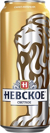 0,45l Bier Nevskoe, hell, alc.4,6% Dose // Балтика Пиво Невское, светлое, алк.4,6% банка