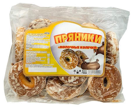 400g Prjaniki Molochnie Kolechki // Пряники Молочные Колечки