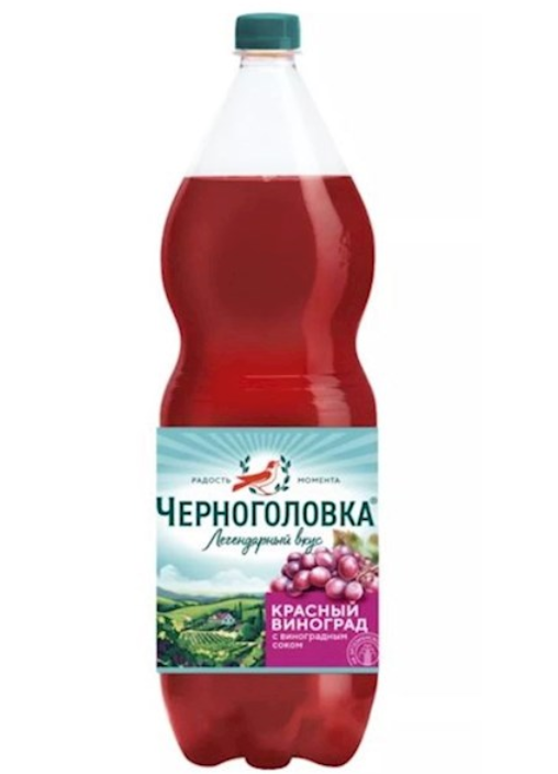 1,5l Chernogolovka  Limonad "Rote Trauben" PET // Черноголовка Лимонад  "Красный виноград"