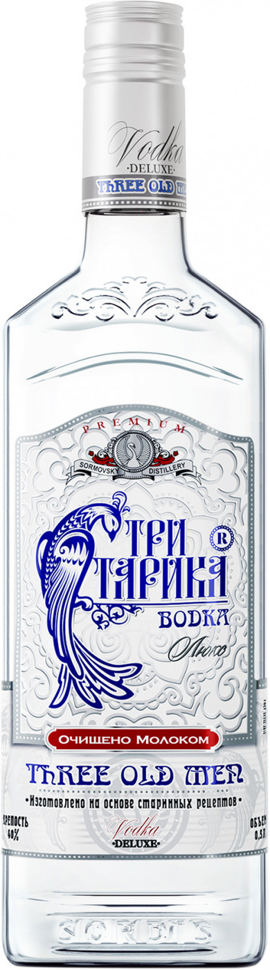 0,5L Sordis Vodka Drei Alte Männer Alc.40° Vol. Wodka Three Old Men Lux