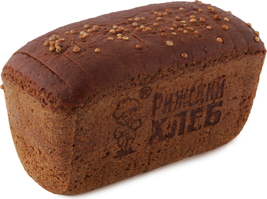 300g Riga's Brot BORODINSKY Hefefrei Schwarzbrot Borodino tiefgekühlt -18°C