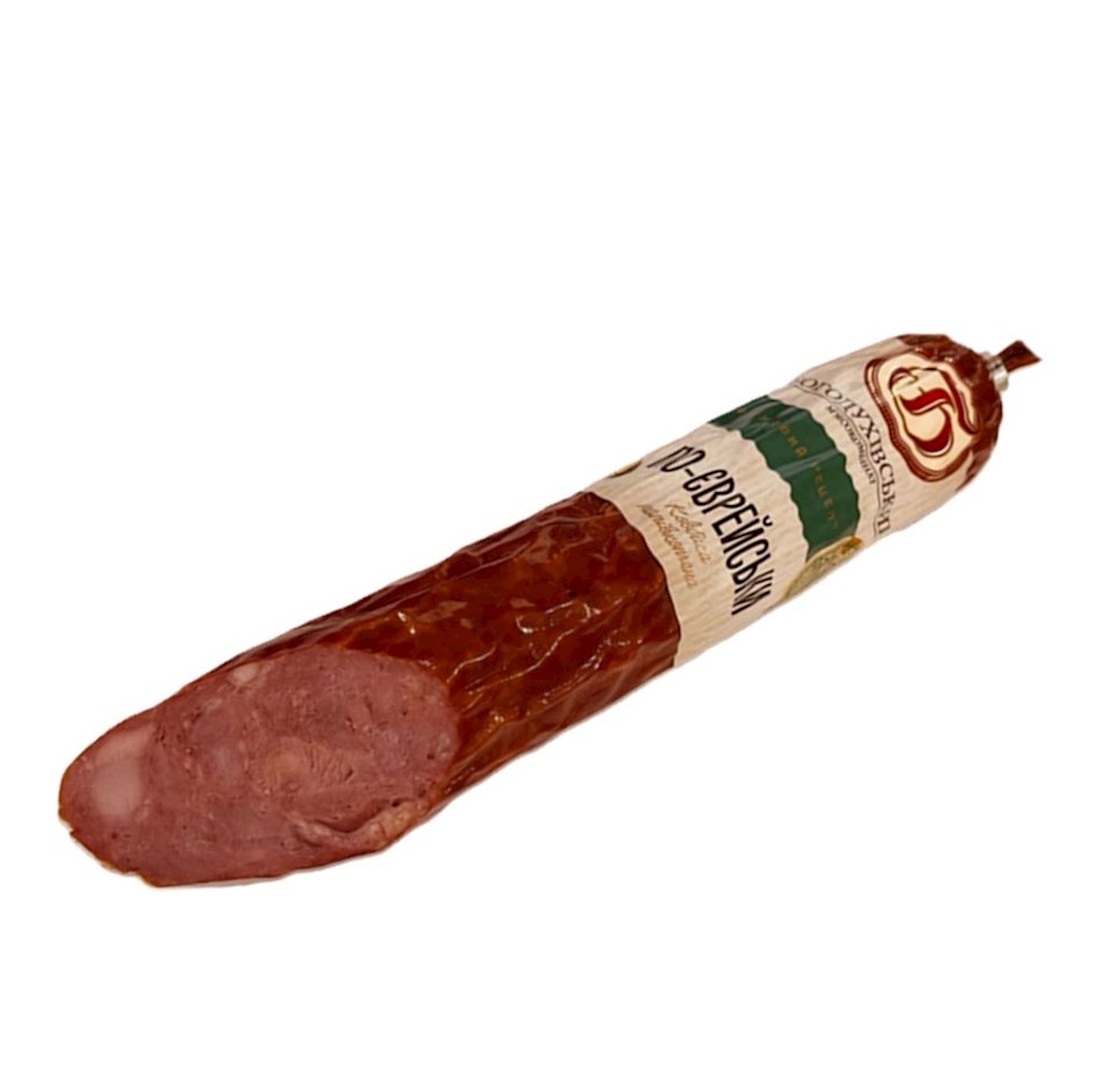 Bogodukhivsky Salami geräuchert po-Evrejki ca.300g // Салямі По-Еврейски полукопченая Bogodukhivsky Salami geräuchert po-Evrejki ca.300g // Салямі По-Еврейски полукопченая