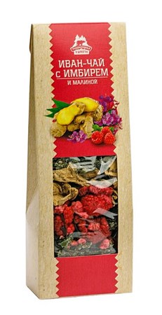 17758_19122023170500 40g Territorija Taigi Ivan-Chai mit Ingwerwurzel // Иван-Чай с Имбирем и малиной