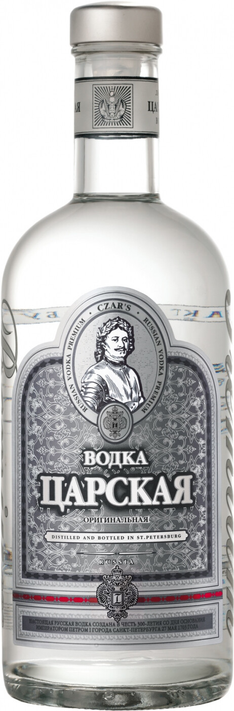 700ml  WODKA ZARSKAJA ORIGINAL VODKA PREMIUM WODKA ВОДКА ЦАРСКАЯ ОРИГИНАЛЬНАЯ