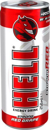 14571_15022022105522 250ml Energy Drink Strong Red Grape // HELL Энергетический напиток Строн рэд грэйп