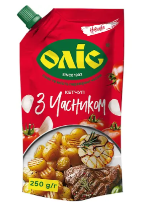 250g OLIS Ketchup mit Knoblauch // Олис Кетчуп С чесноком  250g OLIS Ketchup mit Knoblauch // Олис Кетчуп С чесноком
