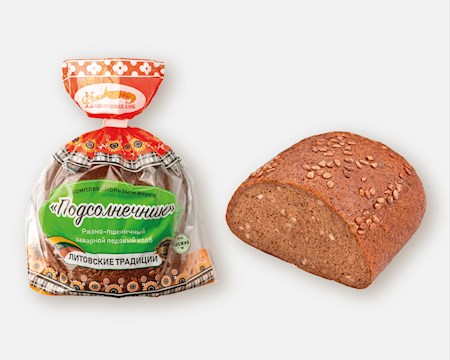 400g Nizegorodsky Mischbrot mit Sonnenblumenkerne -18°C // Хлеб ржано-пшеничный Подсолнечник