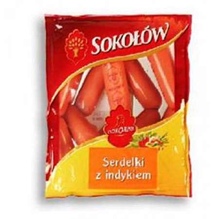 1kg Sokolow SERDELKI Z INDYKIEM MAP // Сардельки индюшиные