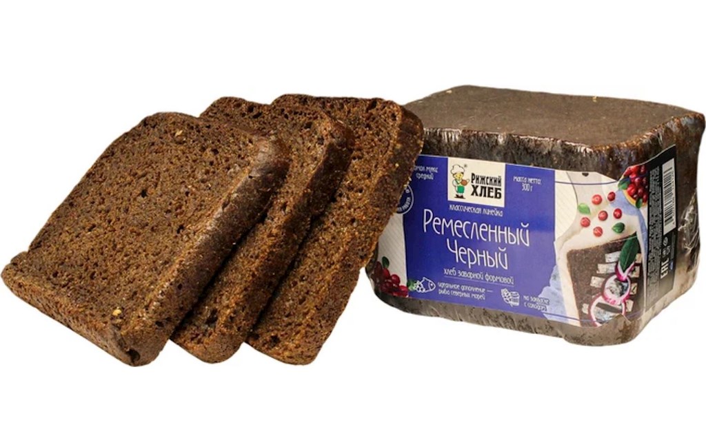 300g Riga Brot Handwerkliches schwarzes Brot -18°C // Хлеб Ремесленный  Черный