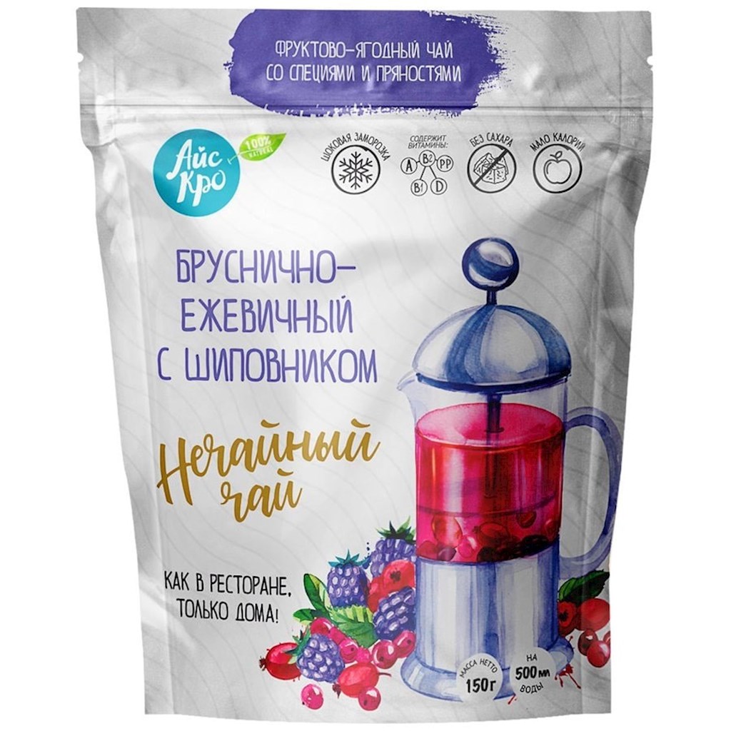 150g ICECRO Früchtemischung aus Preiselbeer,Brombeer // Чайный напиток Брусничное - ежевичный  150g ICECRO Früchtemischung aus Preiselbeer,Brombeer // Чайный напиток Брусничное - ежевичный